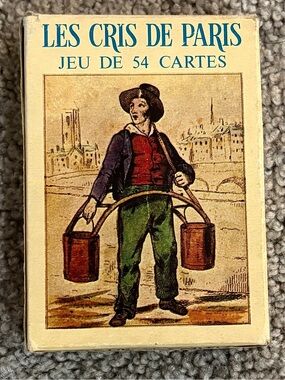 Vintage 1969 Grimaud Les Cris de Paris Playing Cards Complete Deck France